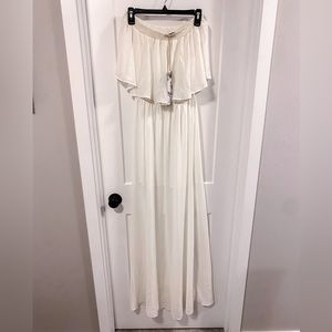 Show Me Your Mumu White Off The Shoulder Maxi Dress